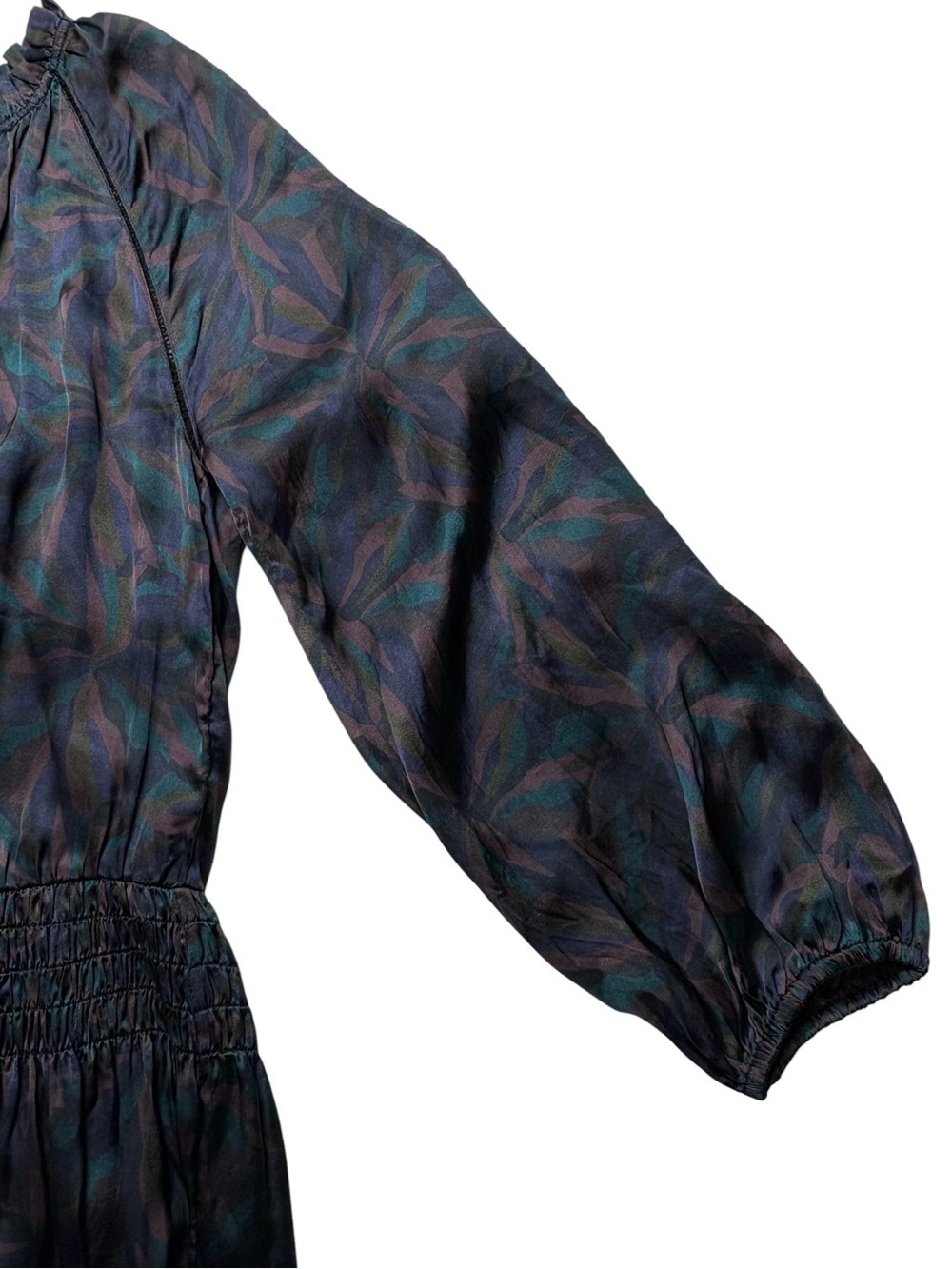 NWOT Velvet by Graham & Spencer Maine Drop-Waist Mini Dress Sonoma Print Size M - Picture 7 of 13